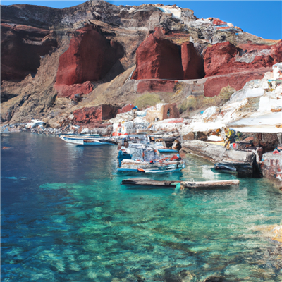 Amoudi Bay: Het Betoverende Vissersdorpje van Santorini