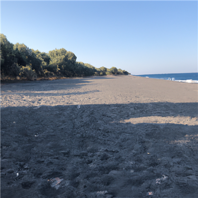 Monolithos Beach: Het Rustige Strandparadijs van Santorini met Zwart Zand en Ondiep Water