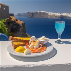 Geniet van de lokale gastronomie op Santorini